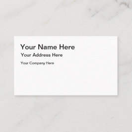 Crie seus Cartões de visitas de correspondência de