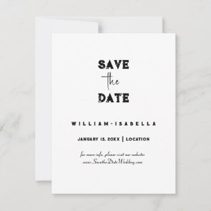 Crie seus próprios cartões salve a data