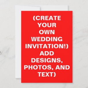 Crie Seus Próprios Convites De Casamento