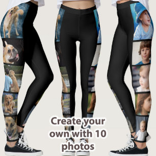 Crie seus próprios Leggings com 10 Fotos em Padrão