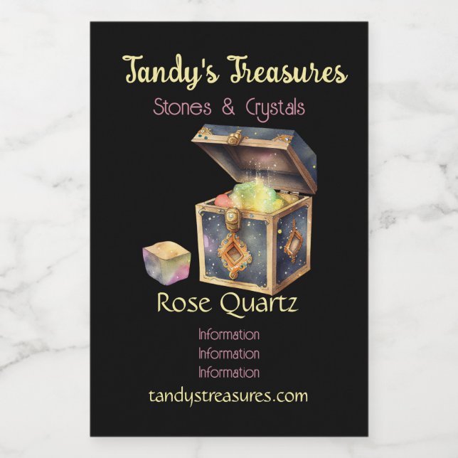 Crie sua caixa e gema mágicas (Rótulo Único)