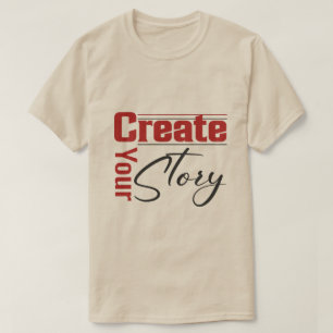 Crie sua camiseta de história
