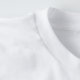 Camiseta feminina justa Bella+Canvas (Detalhe - Pescoço (em branco))