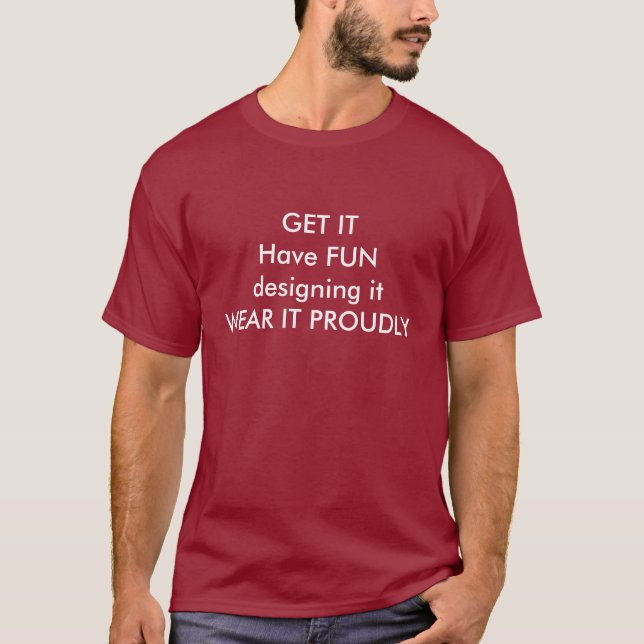 Crie Sua Própria Camiseta (Frente)