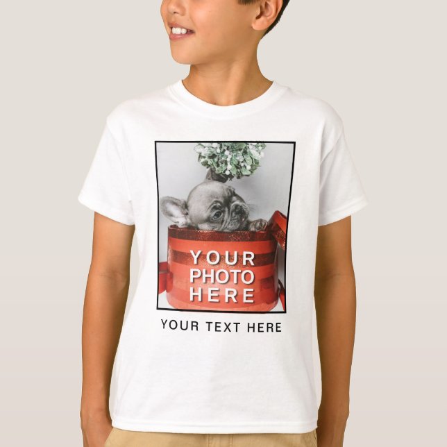Crie Sua Própria Camiseta com Foto e Texto Persona (Frente)