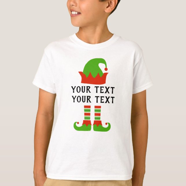 Crie Sua Própria Camiseta De Natal Engraçado (Frente)