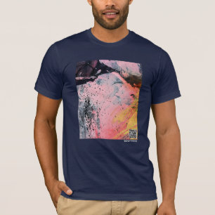 Crie Sua Própria Camiseta Masculina Escura Manga C