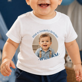 Crie Sua Própria Camiseta Onederful de Aniversário