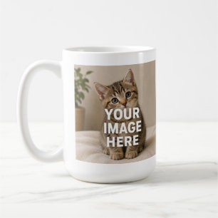 Crie Sua Própria Caneca de Café de 15oz com Duas C