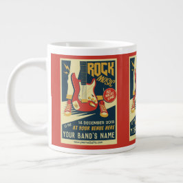Crie sua própria caneca do Retro Rock