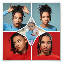 Crie Sua Própria Colagem de 5 Fotos