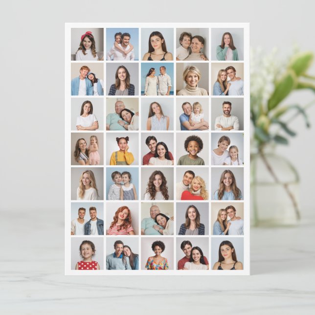 Crie Sua Própria Colagem De Fotos 35 (Em pé/Frente)