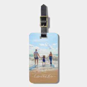 Crie Sua Própria Etiqueta de Bagagem com Foto e Te