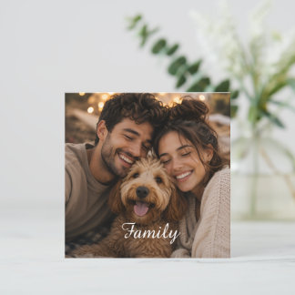 Crie sua própria família personalizada