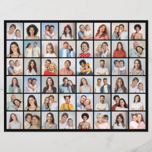 Crie Sua Própria Folha de Colagem de Fotos de 48 F