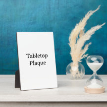 Crie sua própria placa de mesa 13 x 18 cm com cava