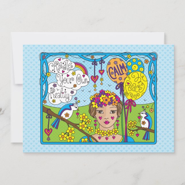 Crie Sua Própria Realidade_Carta 18x13cm (Frente)