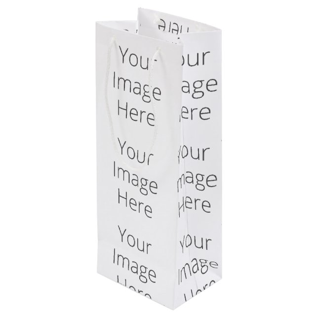 Crie Sua Própria Sacola De Presente Personalizada  (Verso inclinado)