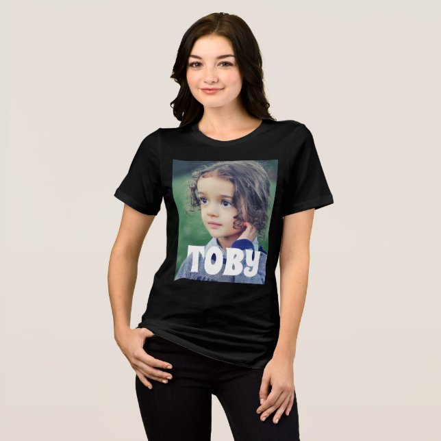 CRIE SUAS PRÓPRIAS CAMADAS T-SHIRT DE FOTO (Frente Completa)