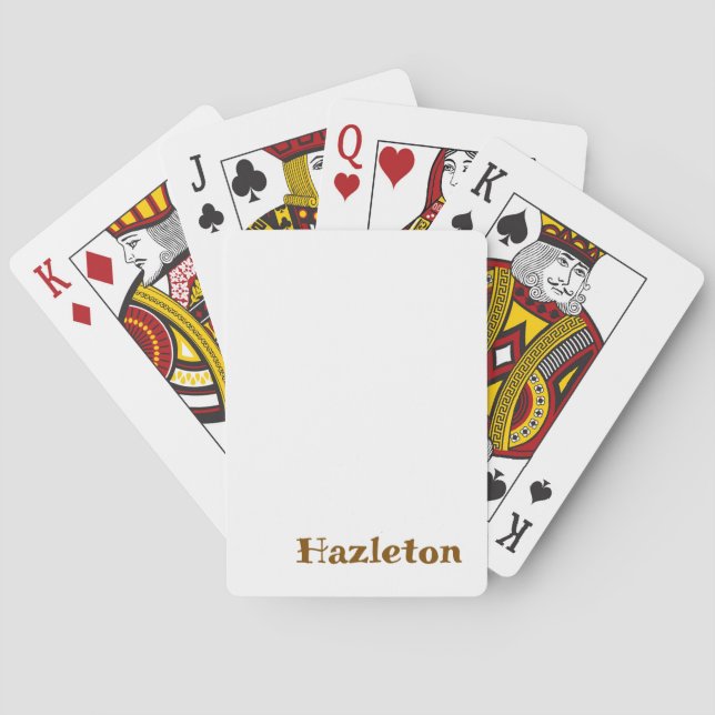 Crie Suas Próprias Cartas de Baralho (Verso)