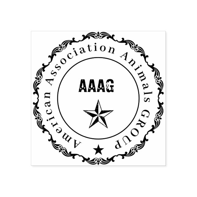 Crie um Carimbo Redondo com Estrelas Design (Impressão)