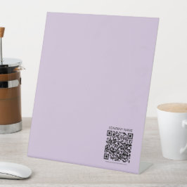 Crie um Código QR | Lilás Lavanda Claro