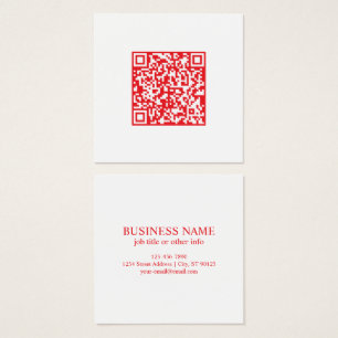 Crie um código QR Vermelho (editável) escaneável