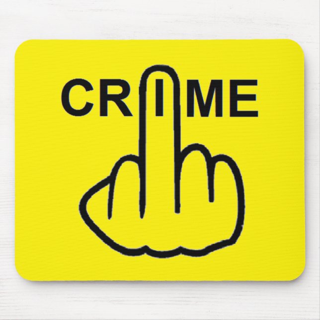 Crime De Mousepad É Crime (Frente)