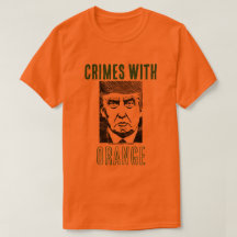 CRIMES COM T-shirt LARANJA