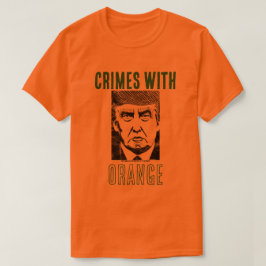 CRIMES COM T-shirt LARANJA