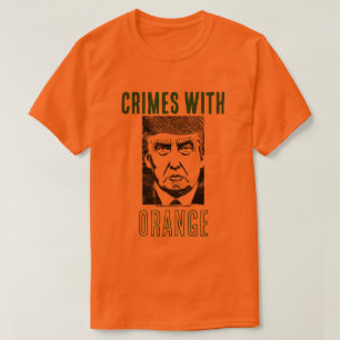 CRIMES COM T-shirt LARANJA