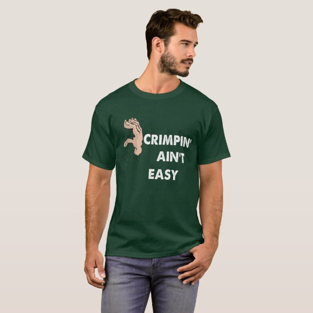 Crimpin não é t-shirt fácil (Frente Completa)