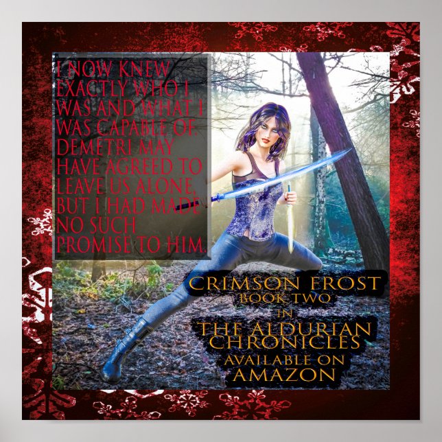 Crimson Frost Poster Semi-Gloss (Frente)