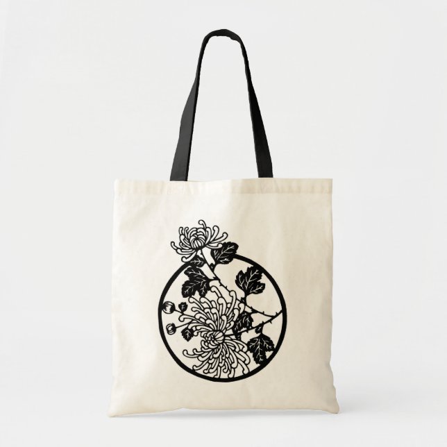 Crisântemo Chinês - Bolsa Tote (Frente)