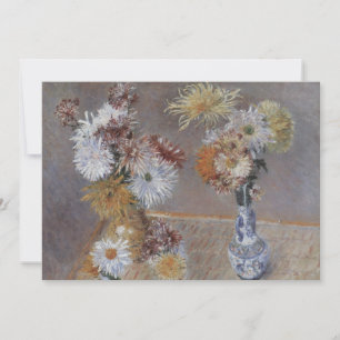 Crisântemos por Gustave Caillebotte