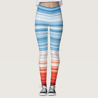 Crise climática Listras do aquecimento Leggings Kl