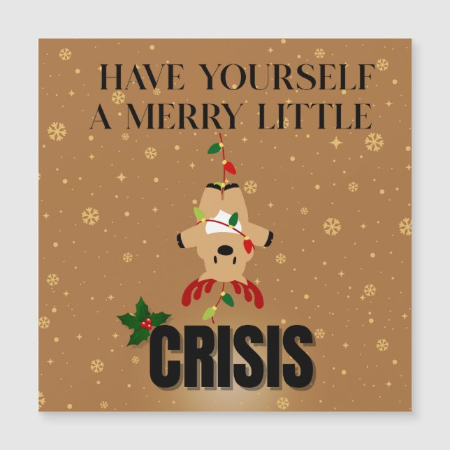 Crisezinha Alegre – Cartão de Natal Engraçado (Frente)