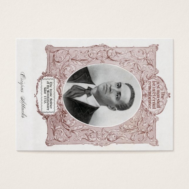 Crispus Attucks: mártir da Revolução Americana (Frente)