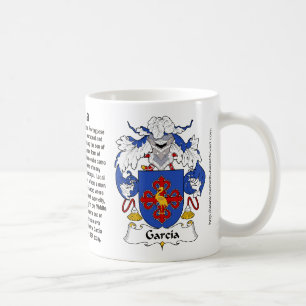 Crista da família de García em uma caneca