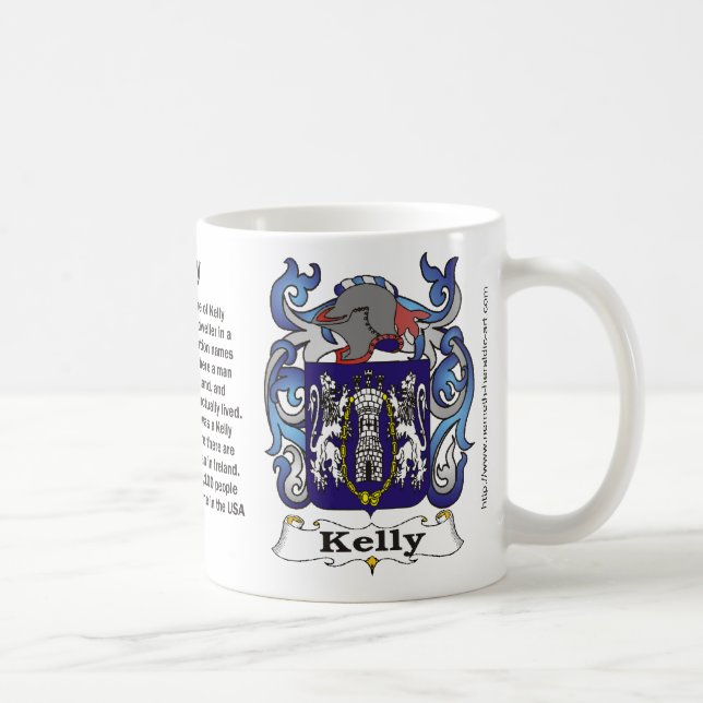Crista da família de Kelly em uma caneca (Direita)