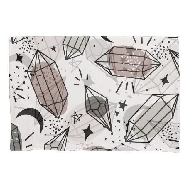 Cristais, Lua, Estrelas, Design sobrepostos. (Frente)