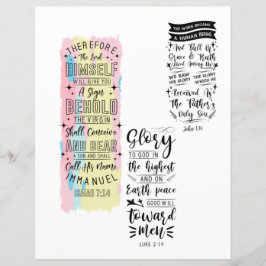 Cristão Religioso Jesus cita Bíblia Versa