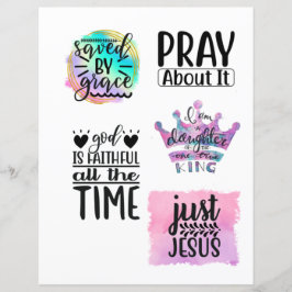 Cristão Religioso Jesus cita Bíblia Versa