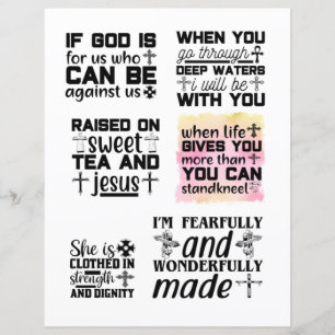 Cristão Religioso Jesus cita Bíblia Versa