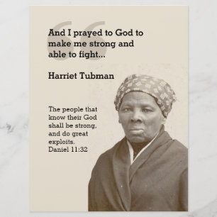 Cristianismo HARRIET TUBMAN Citação