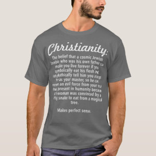 Cristianismo Religião Ateísta camiseta Agnóstic