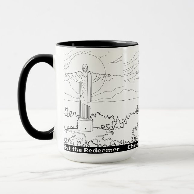 Cristo a caneca do Redentor (Transparente) (Esquerda)