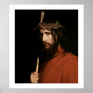 Cristo com Thorns de Carl Bloch. Impressão de arte