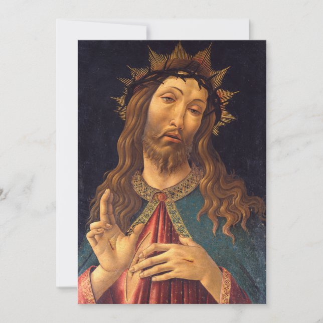 Cristo Cortado com Espórons por Sandro Botticelli (Frente)