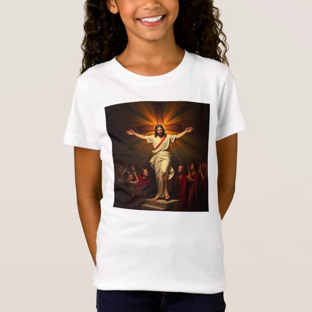 Cristo é a Camiseta da Risen Girl (Frente)